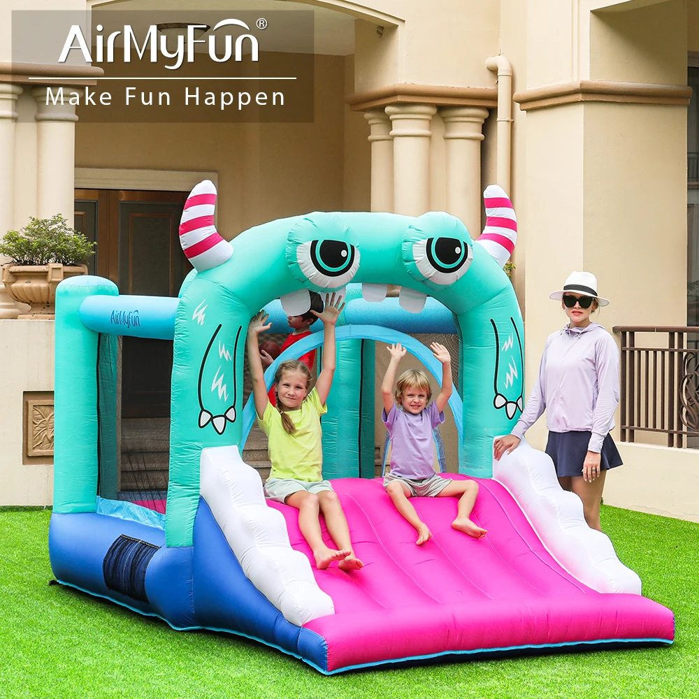 Фото AirMyFun красочная ткань Оксфорд высокого качества надувной надувной замок детский прыгающий дом на продажу №1