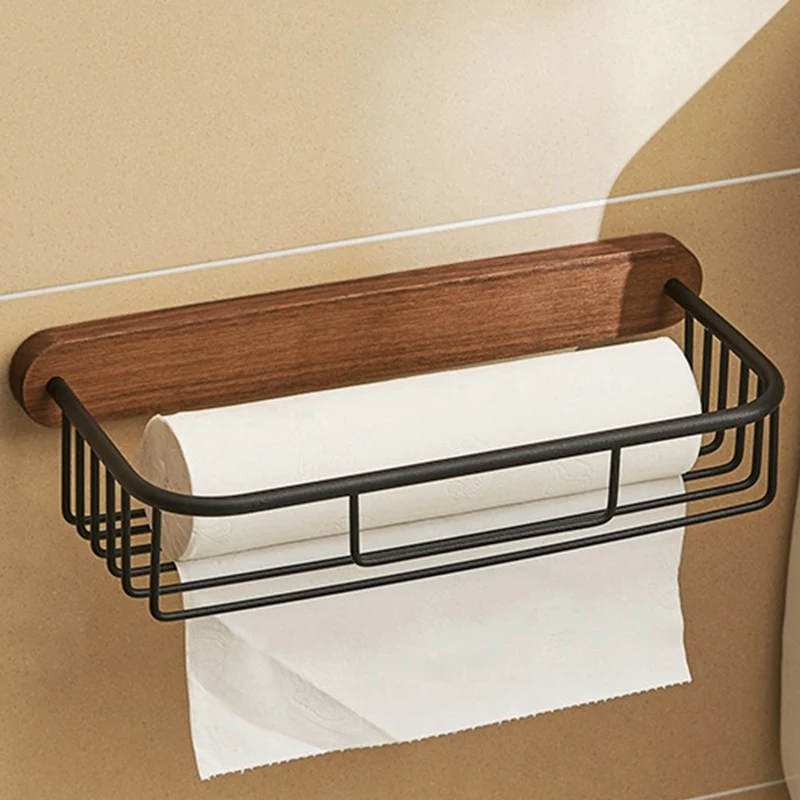Акция! Держатель для туалетной бумаги орехового цвета держатель рулонной стойка
