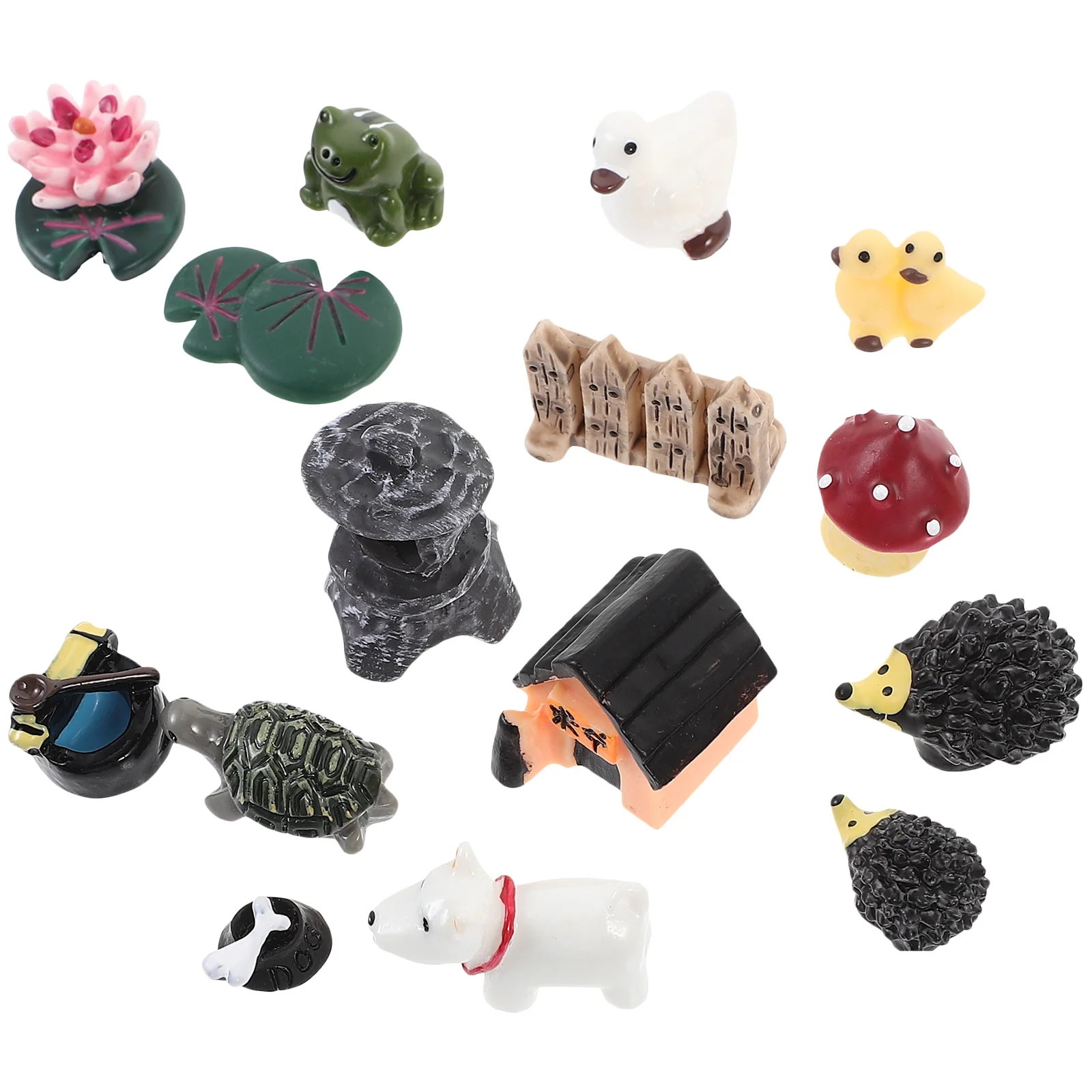 

Set Small Micro Scene Decors Desktop Decor Educational Figurine Modelling Adornments
