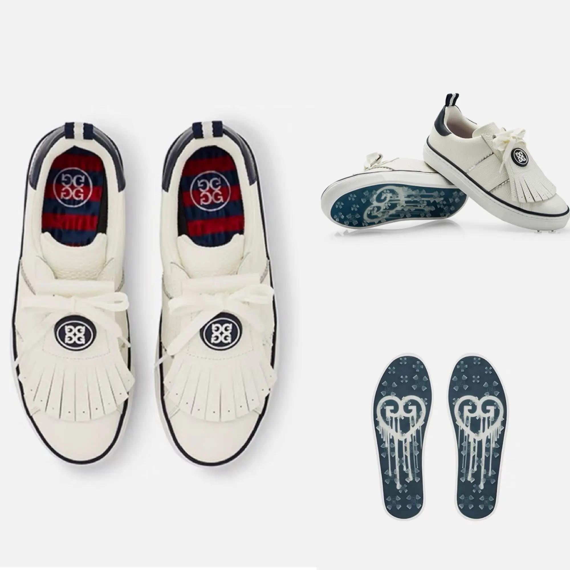 

Golf shoes women's fashion outdoor breathable and comfortable all-match cleats tassel casual sports sneakers