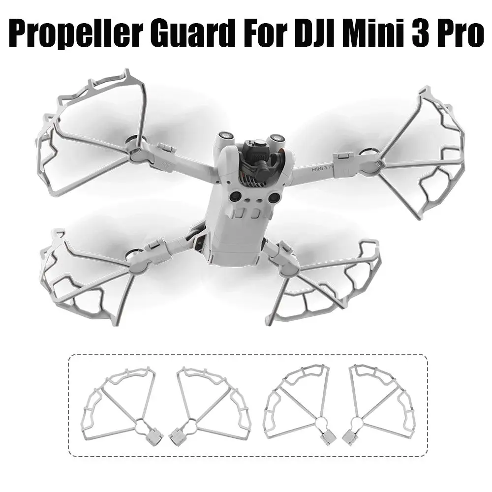 

4Pcs Drone Propeller Guard Anti-collision Bumper Protective Cover Integrated Crash Ring For DJI Mini 3 Pro Accessories