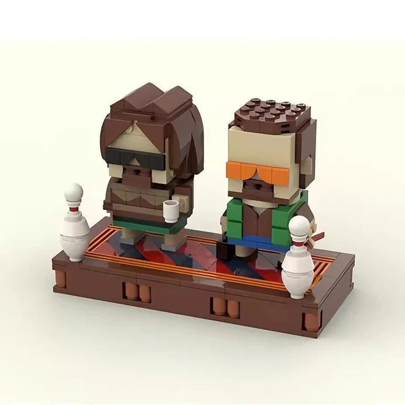 Фото Mymocs Ideas Фигурки персонажей из фильмов, наборы Bricks Headz, Титаник, Биг Лебовски, Блюз-Братья, А-Тим, Харлок, строительные блоки, игрушки, подарок №5