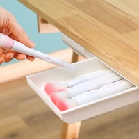new new under table storage tray drawer self adhesive top box type pencil desktop desk high quality