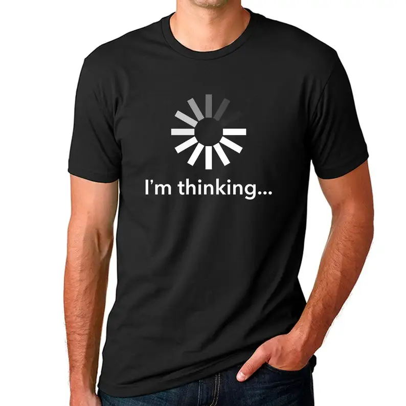 

I'm Thinking Cotton Crew T-Shirt