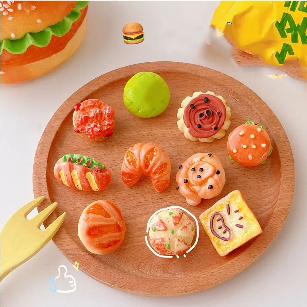 

Korean Style Simulation Food Brooch Cute Bread Badge Hamburg Hot Dog Collar Pin Women Cloth Bag Decoration