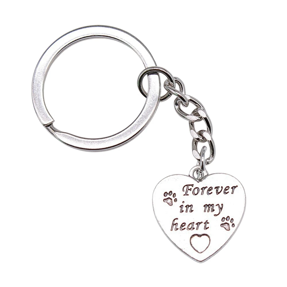 1 шт. брелок для ключей с надписью Forever In My Heart 28 мм