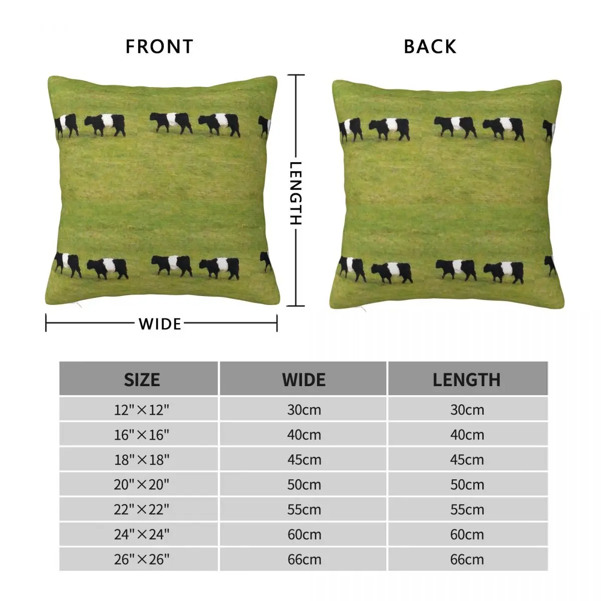 Наволочка Galloway Cows с поясом, наволочка для дивана, аниме-подушка (art.: 3920cae72cc65) - 3920cae72cc65