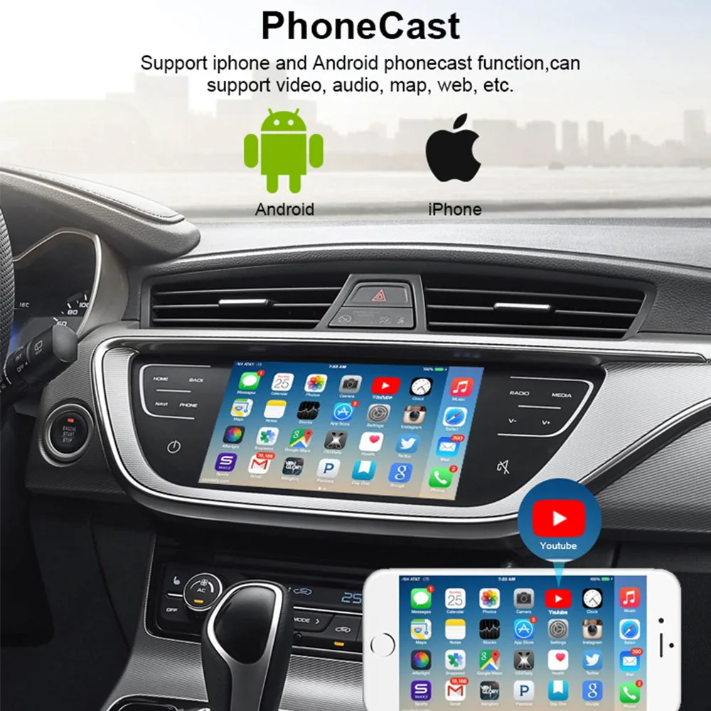 Wireless carplay interface support 2.4G 5G WiFi Phone Cast USB Drive wireless ODM/OEM |