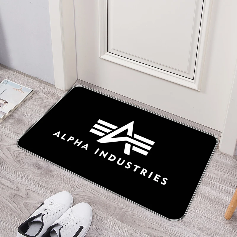 

Entrance Doormat Alpha Industries Welcome Carpet Non-slip Room Foot Door Mat Absorbent Kitchen Bedroom Balcony Mats Hallway Rugs