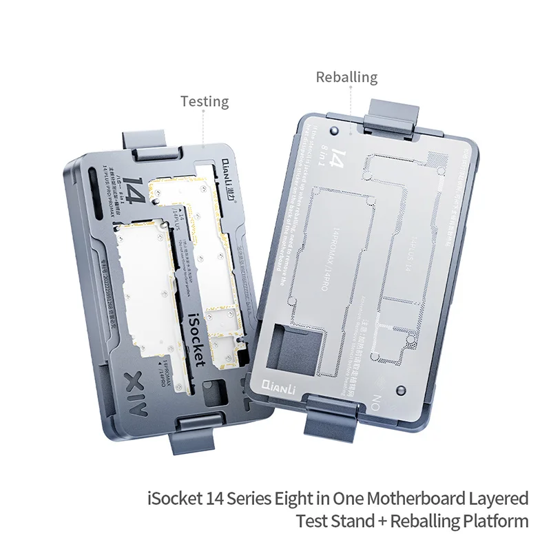 

QIANLI 2in1 ISocket 14 8 In 1 Motherboard Layering Detect for IPhone14 14Plus 14Pro Max Repair Tool