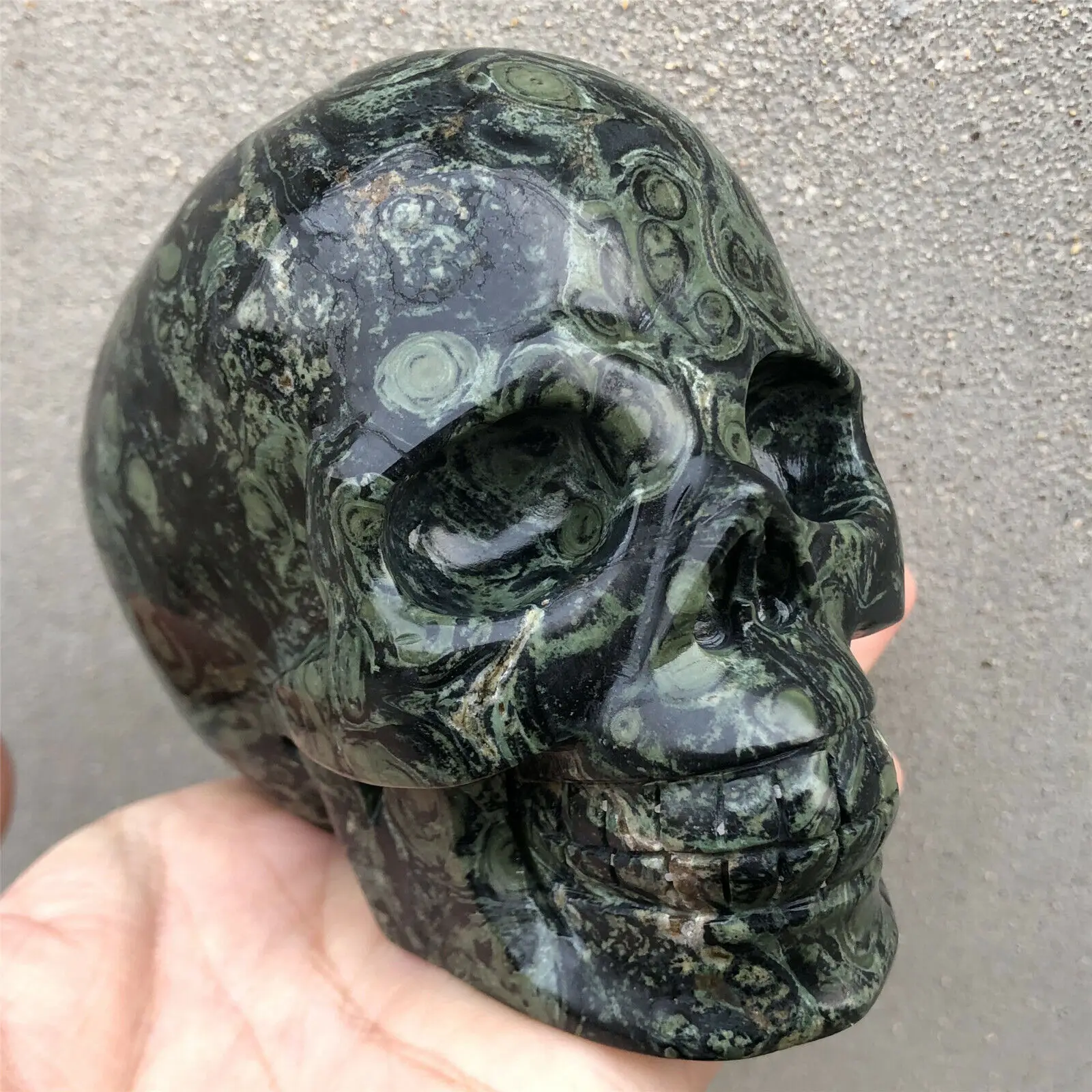 Натуральный камень Kanbaba, костяной дух, медитация, волшебный череп, украшение фэн-шуй