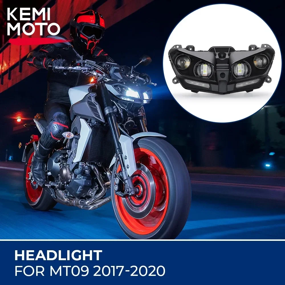 Фара MT09 Светодиодная лампа DRL для YAMAHA MT 09 MT-09 MT09 FZ09 2017 2018 2019 мотоциклетная фара светодиодная подсветка