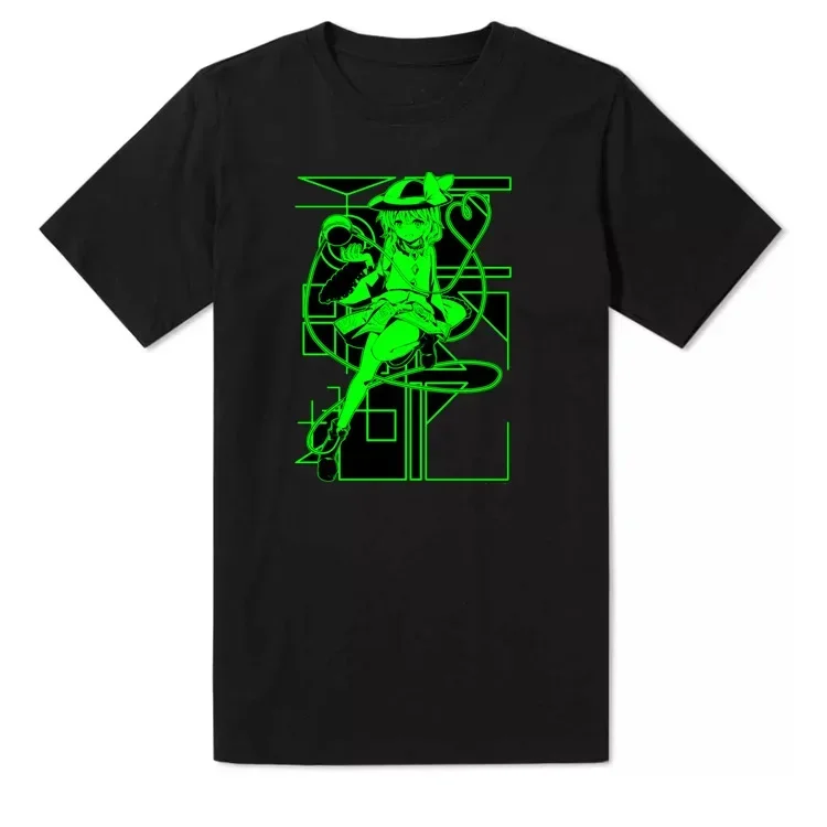 Футболка унисекс из хлопка с принтом Аниме Touhou Project heclai Lapislazuli летние