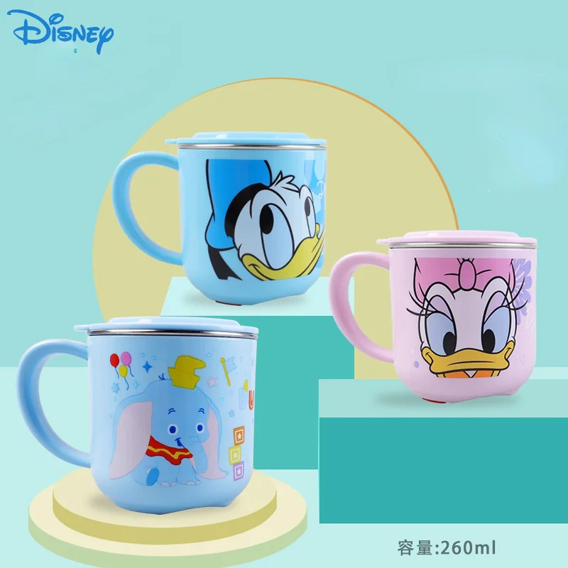 Детская кружка для питья Disney Lotso из нержавеющей стали с защитой от падения