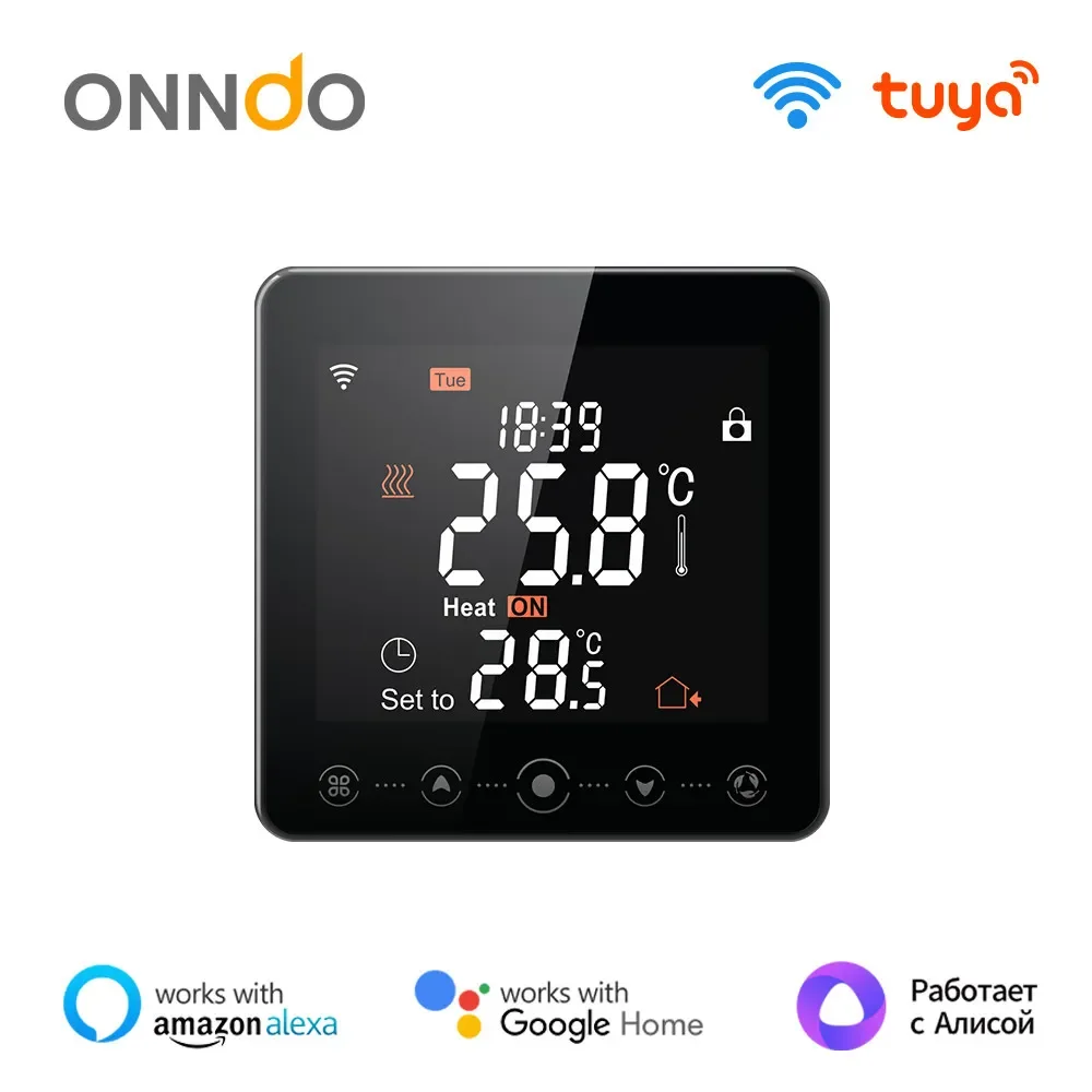 

Новый Wi-Fi термостат, температурный контроллер, умный термостат для воды/отопления работает с Alexa Home