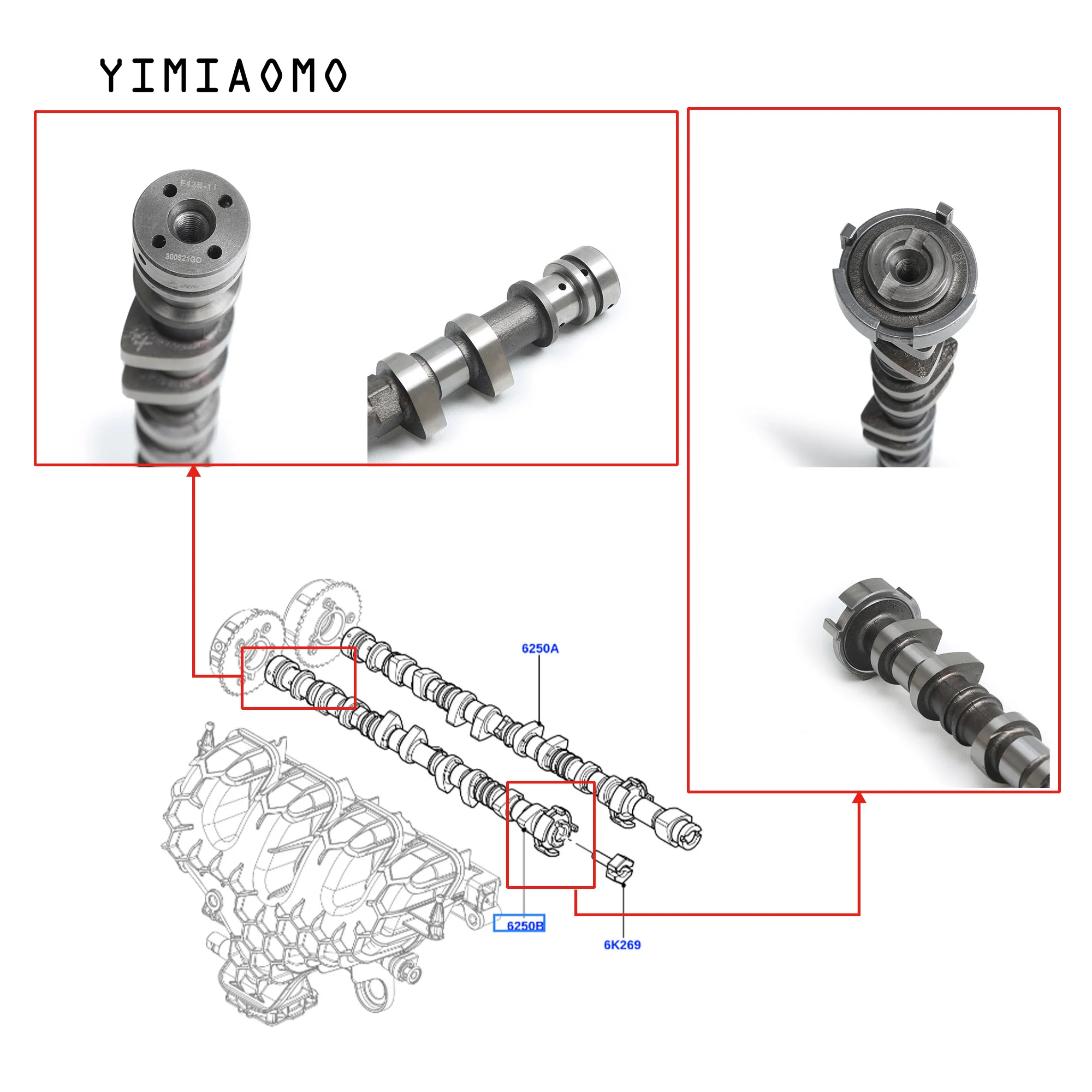 Впускной Распредвал для Land Rover Discovery L550 2 0 T SE L538 L494 Freelander L359 2007-2015