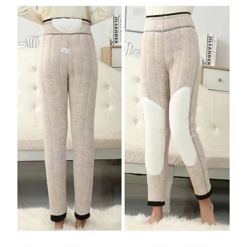 

2023 New Autumn Winter Fashion Women Pants Warm Casual Slim High Waist Stretch Printing Flower Female Trousers Tops W34