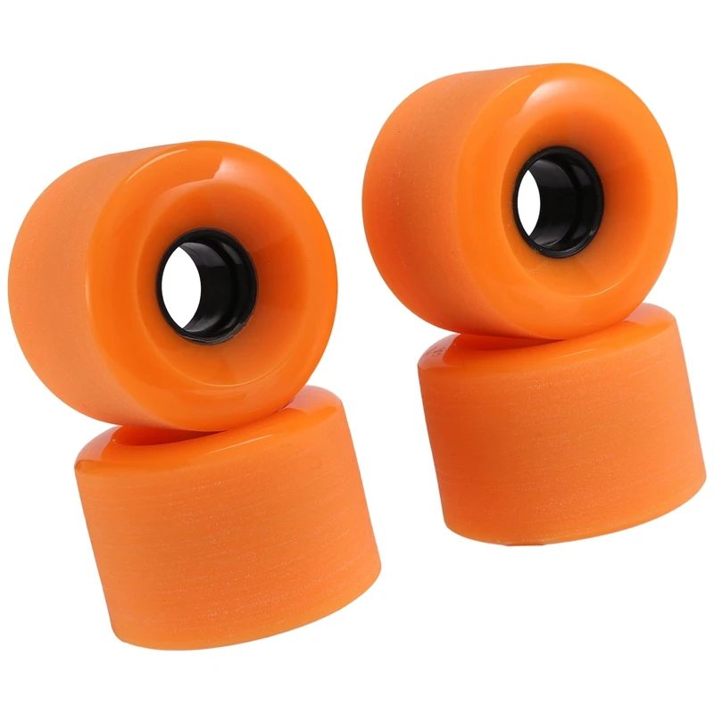 

NEW-4Pcs/Set 60X45mm Cruiser Skateboard Wheels PU Wheels Long Board Cruiser Wheels