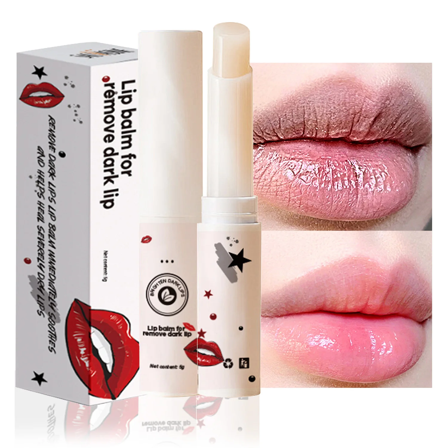 Lip Balm Lightening Moisturizing Removal Black Lip Oil Cute Makeup Lipsticks Exfoliating Fade Plumping Original Korean Cosmetics