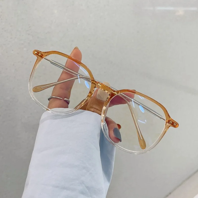 HARKO Blue Light Glasses Big Frame Without Makeup Retro Black Frame Glasses Female Myopia Frame Wind Big Face Slimming Eyeglasse 4 HARKO Blue Light Glasses Big Frame Without Makeup Retro Black Frame Glasses Female Myopia Frame Wind Big Face Slimming Eyeglasse 4