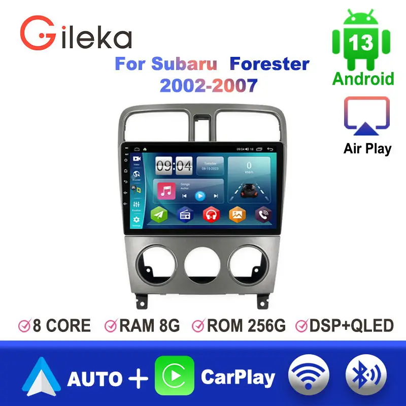 

Android Car one din Radio Head Unit For Subaru Forester 2002-2007 Car Multimedia Video Player Navigati GPS WIFI Carplay