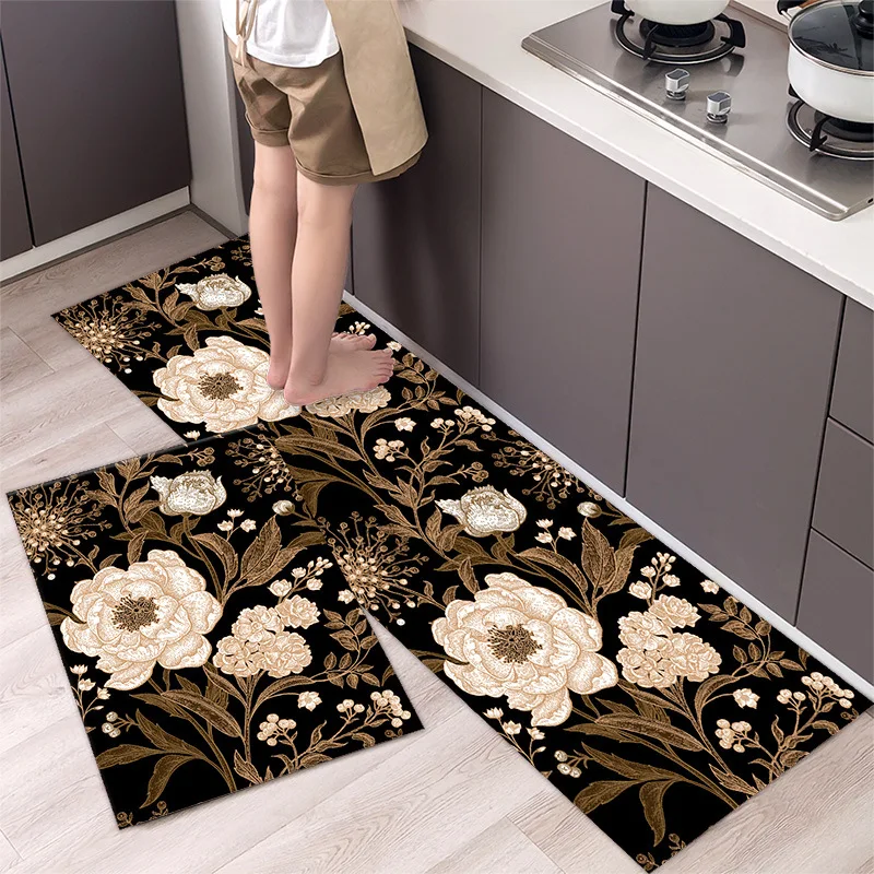 

Long Kitchen Mats for Floor Bedroom Soft Rug Living Room Balcony Carpet Anti-slip Washable Bathroom Mat Home Entrance Doormat