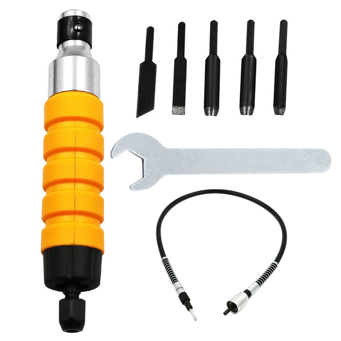 

Electric Woodworking Chisel Carving Knife Tool Soft Shaft Handle Chisel Carving Chisel Wood Carving Knife Table Grinding