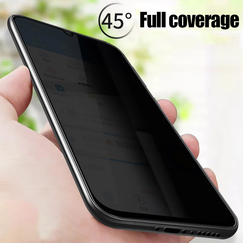 Realme 8 Pro GT NEO 2 C21Y C25 C11 C12 C20 7 6 5 6i Anti Spy Screen Protector For OPPO A54 A74 A94 A95 A53 A72 A92 F11 Glass 