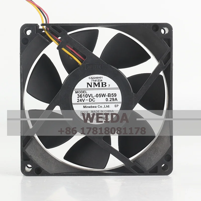 Вентилятор корпуса оригинальный NMB 3610VL-05W-B59/B66/B70 9025 DC24V 0 29A вентилятор охлаждения