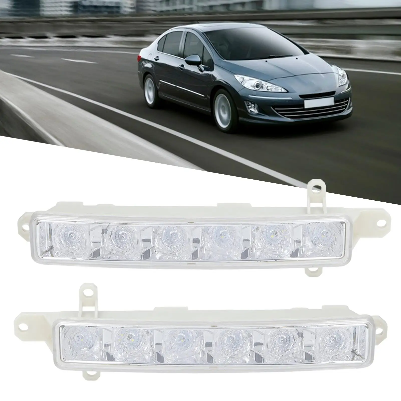 9802795580 Термостойкий прозрачный корпус из АБС-пластика 6 светодиодных фонарей