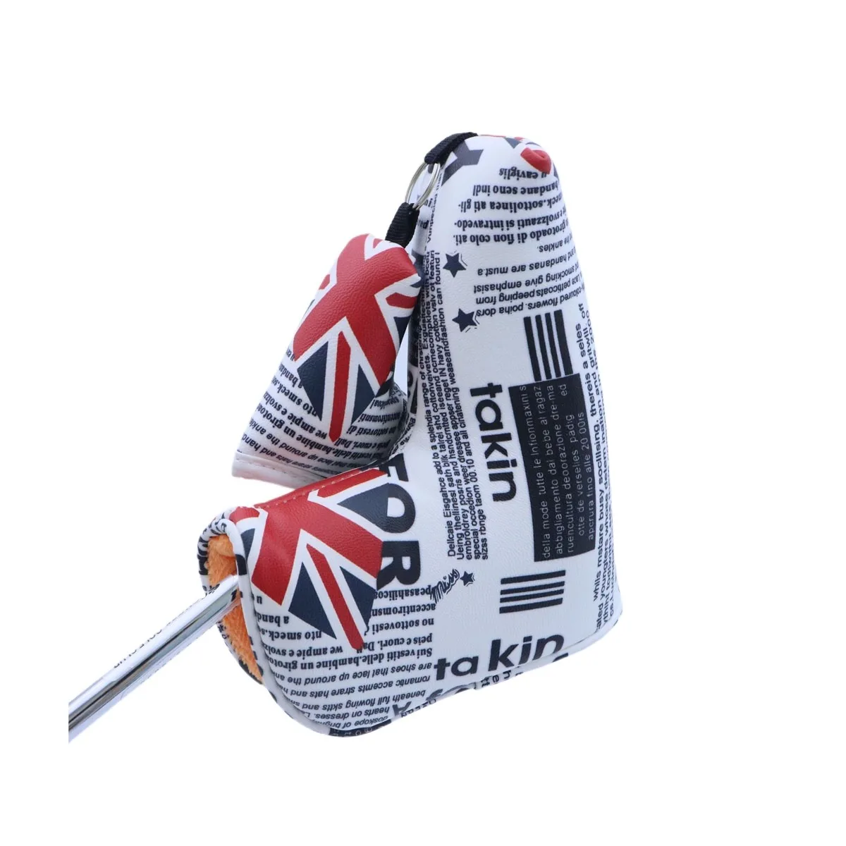 Чехол для клюшки с камуфляжным рисунком и четырьмя клеверами