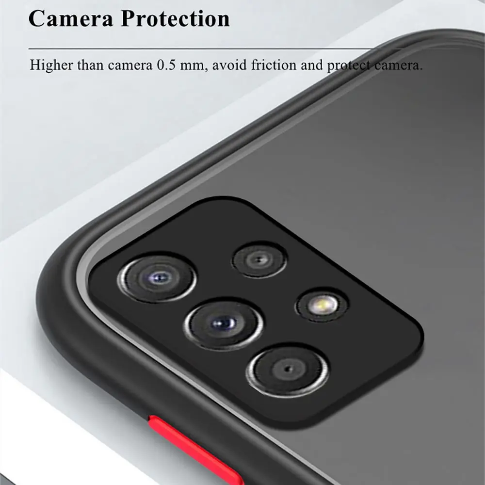 Жесткий матовый чехол для Samsung Galaxy A52 A52S A72 A53 A73 A71 A32 A51 A33