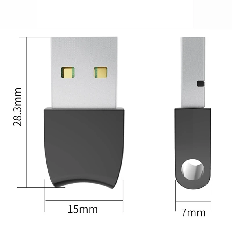 Адаптер USB Bluetooth 5 1 аудиоприемник и передатчик для гарнитуры компьютерного