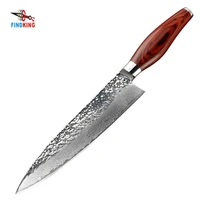 findking kitchen knives damascus steel 8 inch sharp slicing fish pro sashimi sushi chef cleaver damascus knife cooking tools