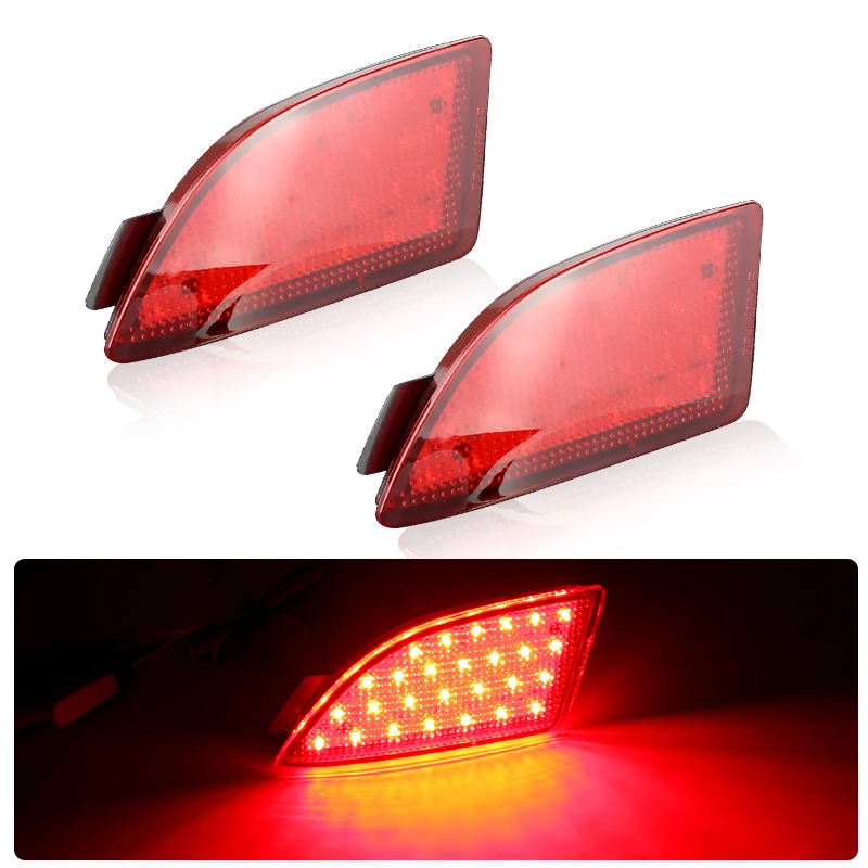 

2 шт. светодиодный отражатель бампера, задний стоп-сигнал для Mazda 3 Axela Hatchback 2013 2014 2015 2016, задний поворотный задний фонарь