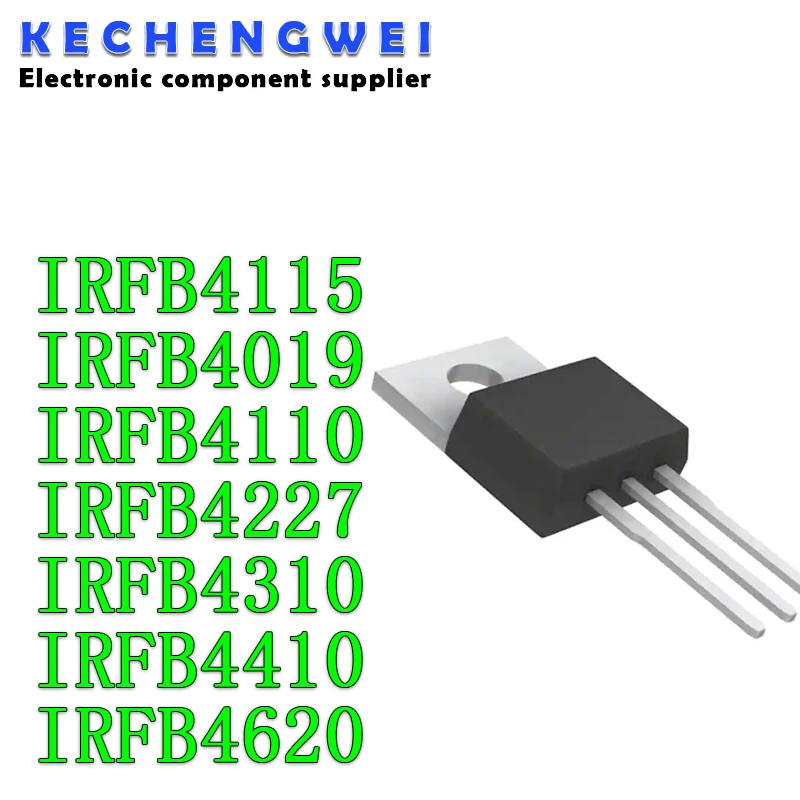 

10pcs IRFB4115PBF TO220 IRFB4115 TO-220 IRFB4019 IRFB4110 IRFB4227 IRFB4310 IRFB4410 IRFB4620 IRFB4019PBF IRFB4110PBF IRFB4410Z