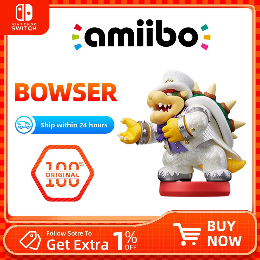 Фигурка Nintendo Amiibo-свадебный костюм Bowser- для игровой консоли Switch
