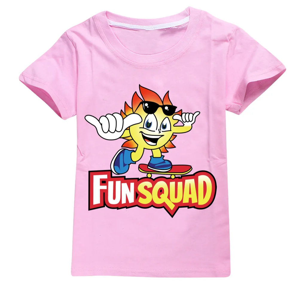 Летняя детская одежда забавная игровая футболка для мальчиков и девочек с аниме
