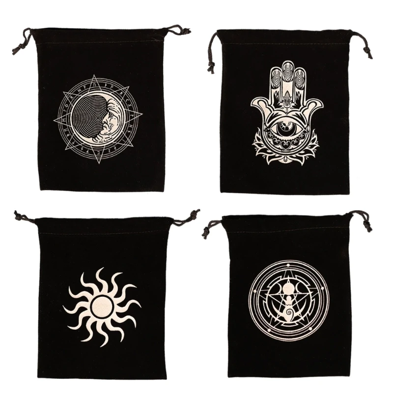 

Jewelry Dices Pouch Board Game Cards Bag Gifts Packaging Pouch Tarot Storage Bag