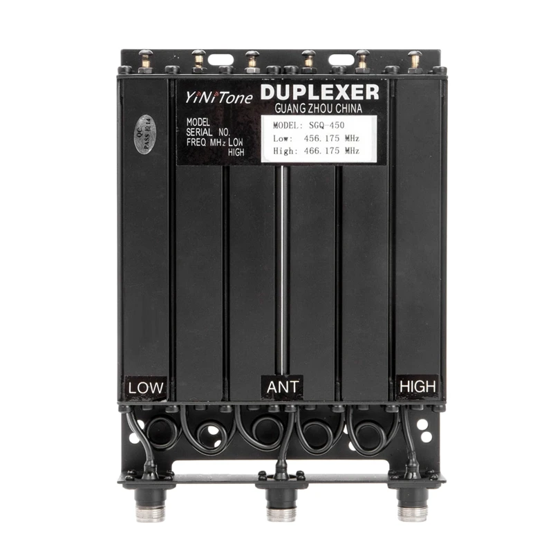 

Yinitone 25 Вт UHF Duplexer TX: 153,150/RX: 158,150 МГц N-Head Repeater Duplexer DIY Walkie-Talkie Repeater Box