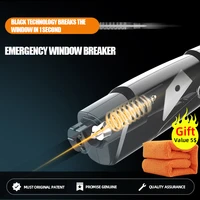 portable seat safety hammer autoglass car window breaker lifesaving escape rescue tool seat belt cutter keychain
