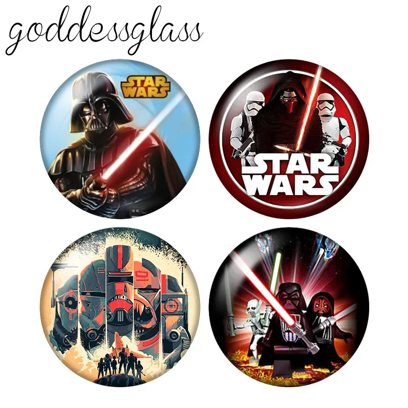 

10 шт., Круглые Стеклянные Кабошоны, 12/18/20/25 мм