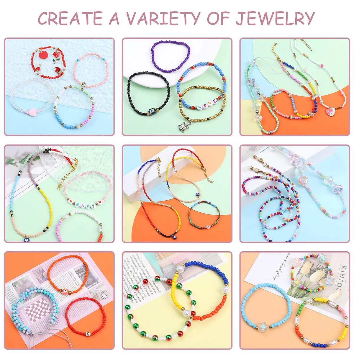 3 мм круглые стеклянные бусины-разделители свободные бусины для