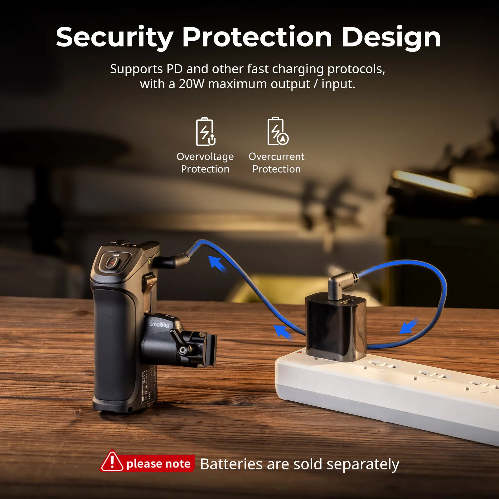 SmallRig 3893 Вращающаяся боковая ручка с триггером REC для выбранных беззеркальных камер Sony для Sony FX3FX30A7R IVA7 IVA7S III (art.: 3920d11cba0df) - 3920d11cba0df