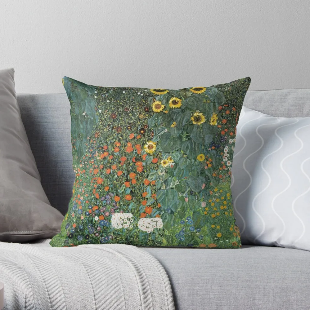 

Gustav Klimt-наволочка в виде подсолнуха, наволочка для подушки, домашний чехол, наволочка