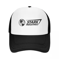 classic unisex stark industries company trucker hat adult adjustable baseball cap men women sports snapback caps