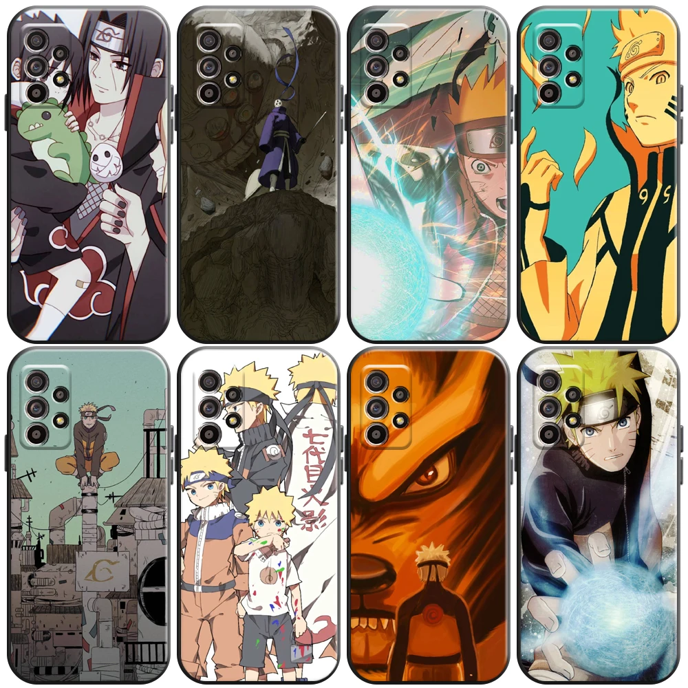 

Японский чехол для телефона с аниме Наруто для Samsung Galaxy S8 S8 PLus S9 S9 Plus S10 S10E S10 Lite Plus 5G, силиконовый чехол, задняя крышка