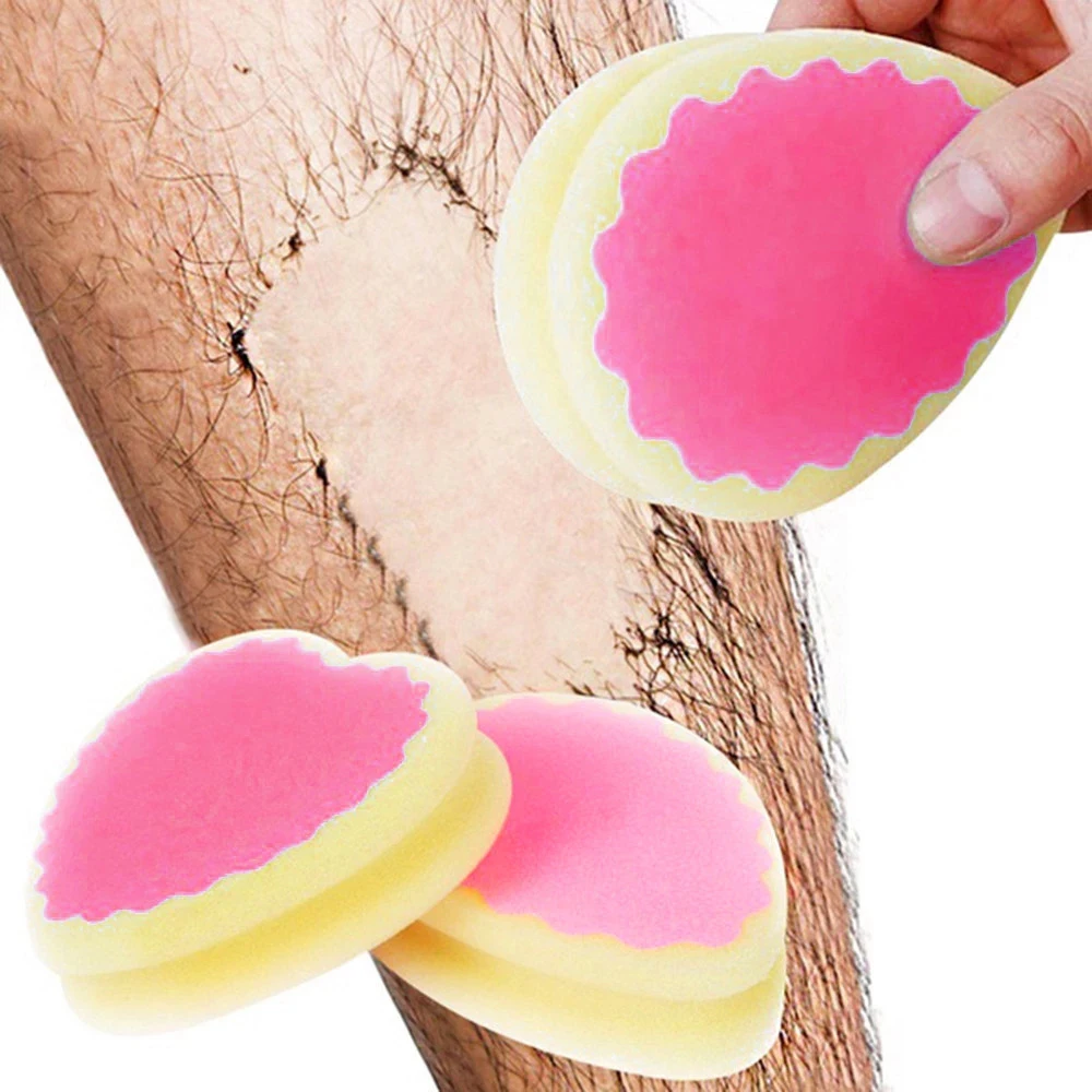 

Ladies Lovely Popular Hair Removal Depilation Sponge Pad Tools Remove Hair Remover Skin Care Sponges Beauty Tools