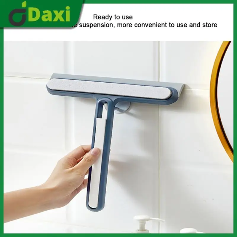 

Deep Cleaning Tool Shower Squeegee Cleaner Portable Wet And Dry Sponge Screen Cleaning Brush Widened Household Glass Wiper