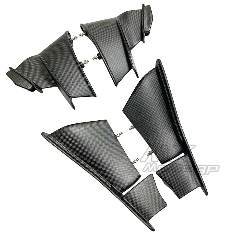Мотоциклетные крылья из углеродного волокна боковые фиксированные дефлектор